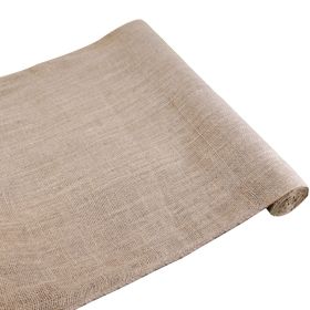 63inch*150ft Natural jute fabric, environmentally friendly, breathable, and durable, can be cut to size