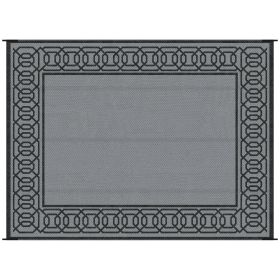 Outsunny Reversible Outdoor Rug, 9' x 12' Waterproof Plastic Straw Floor Mat, Portable RV Camping Carpet, Large Floor Mat for Backyard, Deck, Pic