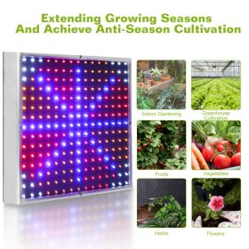 LED Grow Light Full Spectrum Hanging 225 LEDs Plant Grow Lamp Indoor Grow Light for Greenhouse Succulents Seedlings Plants Veg and Flower(15W LED