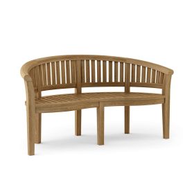 Curve 3 Seater Bench Extra Thick Wood