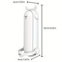 Portable Folding Handheld Fan USB Multifunctional Charging Treasure Flashlight 3-in-1 Mini Fan Random Color (Option: W13532882)