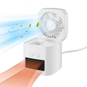 Dual-function Cooling And Heating Fan For Home Comfort, Suitable For Room Cooling And Heating (Option: White)
