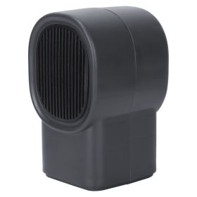 1Pc 400W Portable Electric Space Heater Mini Desktop Fan Heater Personal Small Space Heater For Home Office (Option: Grey)