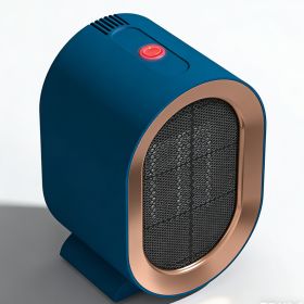 1200W Mini Portable Ceramic Plug In Fan Heater,with 2 Heat Settings ,Overheat Protection Low Energy Silent (Option: Blue)