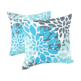 2 Pack Outdoor Throw Pillows, Waterproof & Fade-Resistant Patio Cushions for Garden, Porch (Color: as Pic)