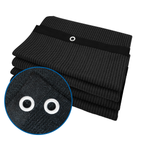 XISHAN Black Weed Control Fabric,  HDPE (Option: 12X16ft-Black)