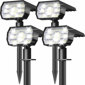 Solar Spot Lights Courtyard Lights Outdoor Waterproof 4 Pack (Option: 4Pcs)